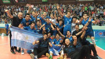 ¡Campeones! Otro festejo albiceleste