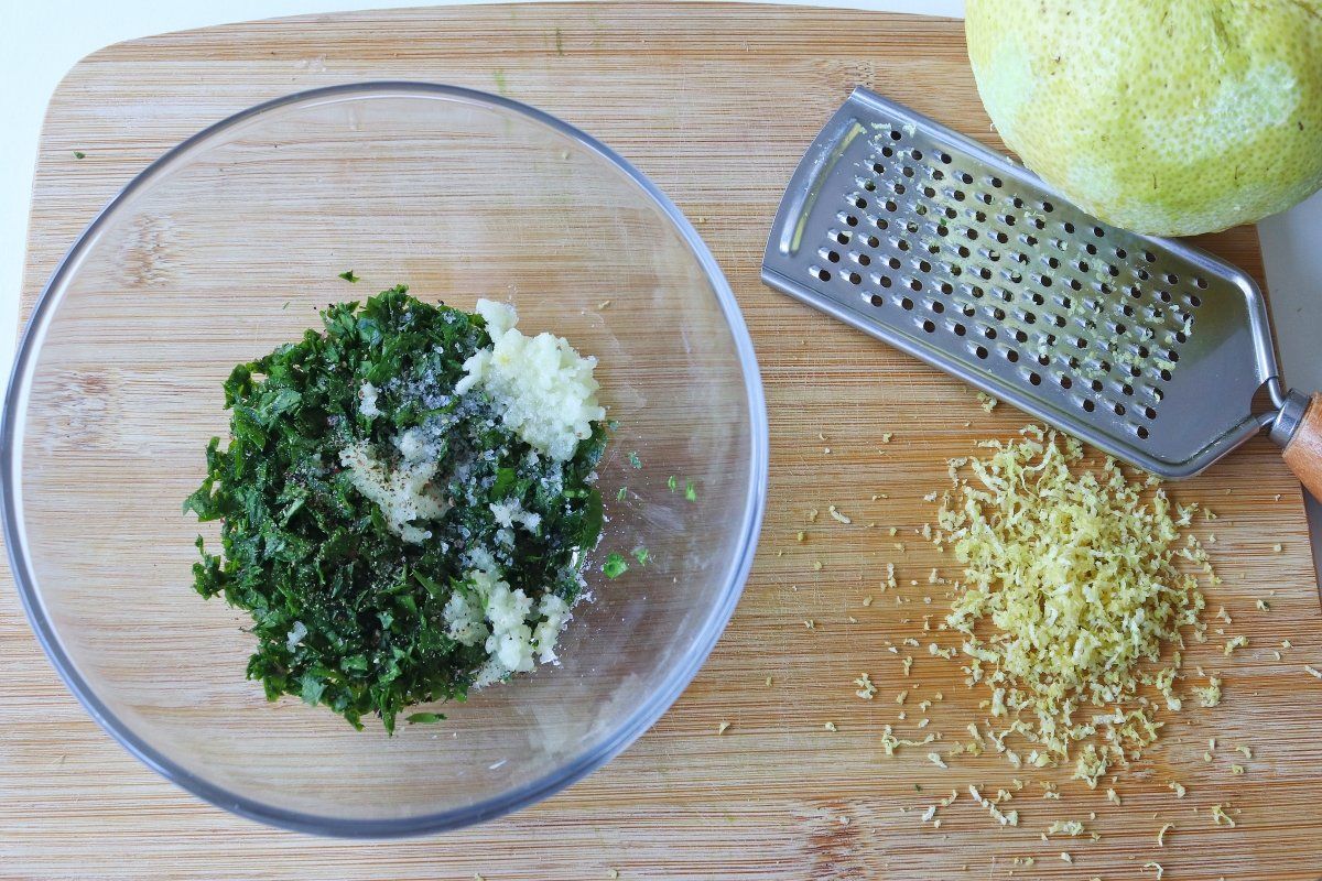 Receta de gremolata, fácil y rápida