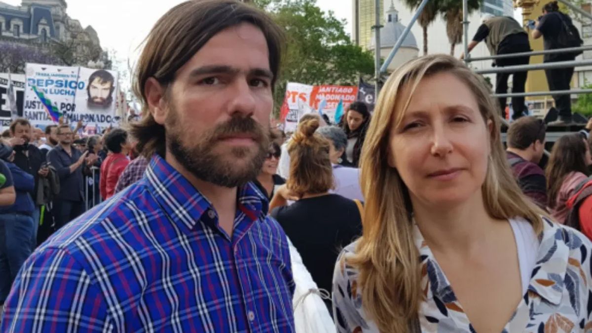 Nicolas del Caño y Myriam Bregman, del Frente de Izquierda.