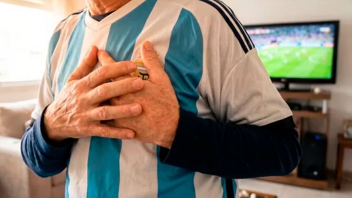 Ver a la Selección puede tener algunas consecuencias. Alegría, sí. Pero también un dolorcito en el pecho. Imagen ilustrativa. Ver a la Selección puede tener algunas consecuencias. Alegría, sí. Pero también un dolorcito en el pecho. Imagen ilustrativa.