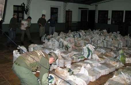 Gendarmería incautó más de cuatro toneladas de marihuana en Misiones