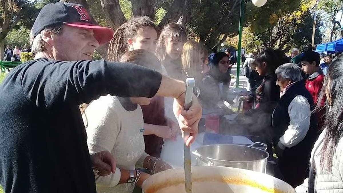 José en acción hace un tiempo. Hoy prolonga este rol patriótico.&nbsp;