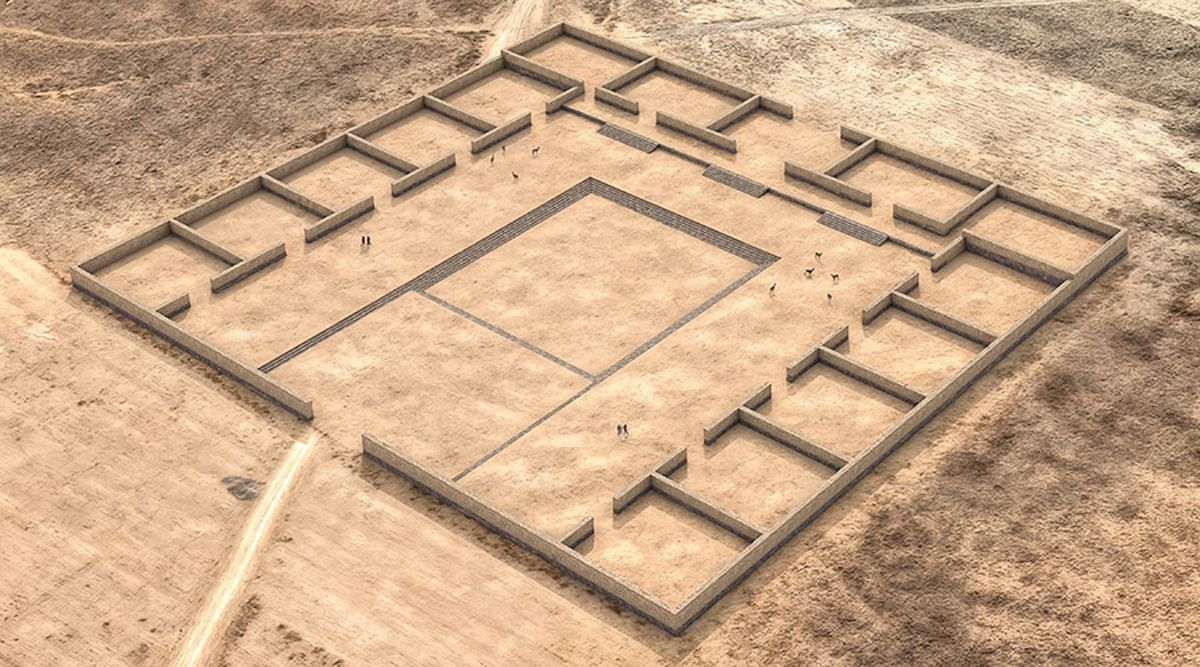 Un templo antiguo es testimonio de la existencia de una civilización perdida.