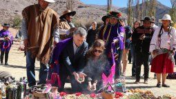 Macri pidió a la Pachamama por paz