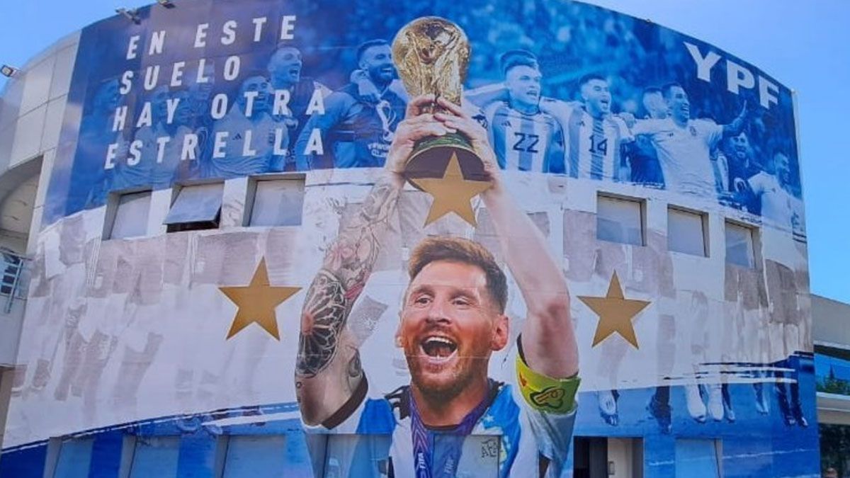Así espera el predio de Ezeiza a los campeones del mundo