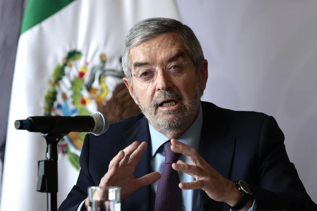 El canciller mexicano, Juan Ramón de la Fuente, en una rueda de prensa, en Ciudad de México (Archivo). Crédito: EFE/ José Méndez. El canciller mexicano, Juan Ramón de la Fuente, en una rueda de prensa, en Ciudad de México (Archivo). Crédito: EFE/ José Méndez.