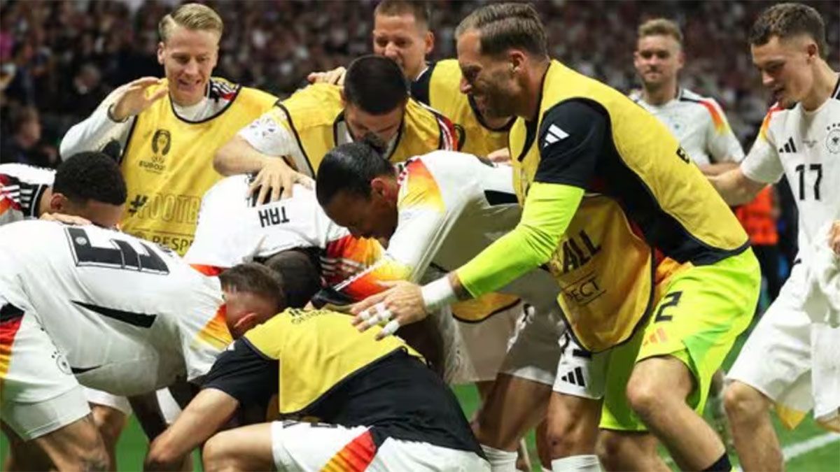 Eurocopa: Alemania se lo empató en el descuento a Suiza y se quedó con el primer puesto de su grupo