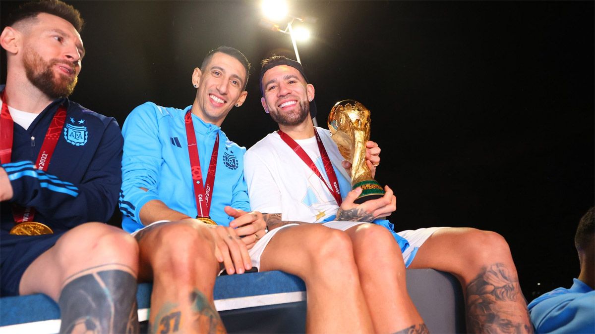 Los campeones del mundo decidieron participar de un