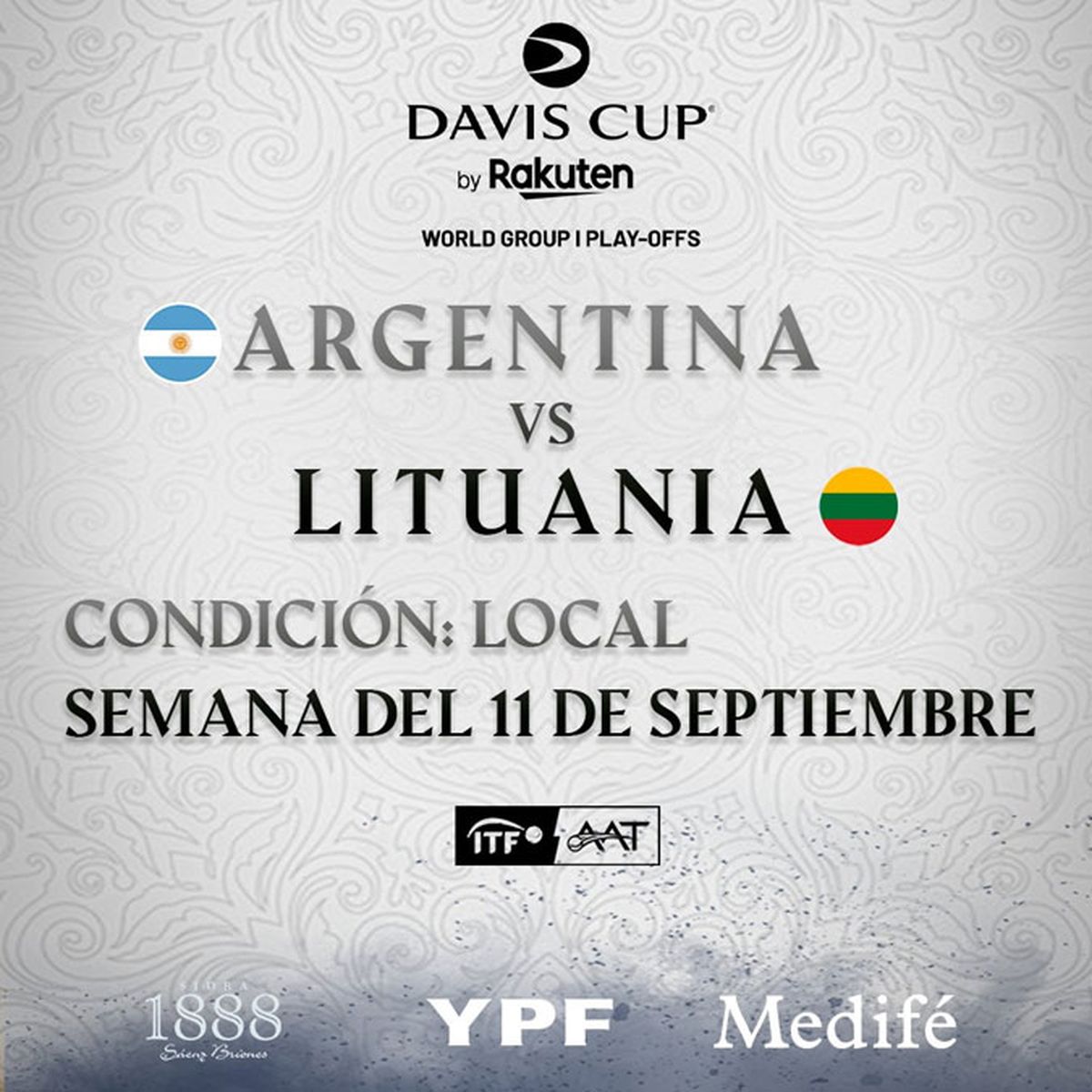 Copa Davis Argentina ya tiene rival confirmado para el Repechaje