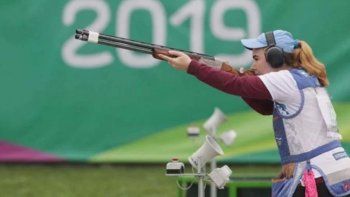 La tiradora Melisa Gil fue cuarta en skeet y clasificó a los Juegos Olímpicos de Tokio 2020