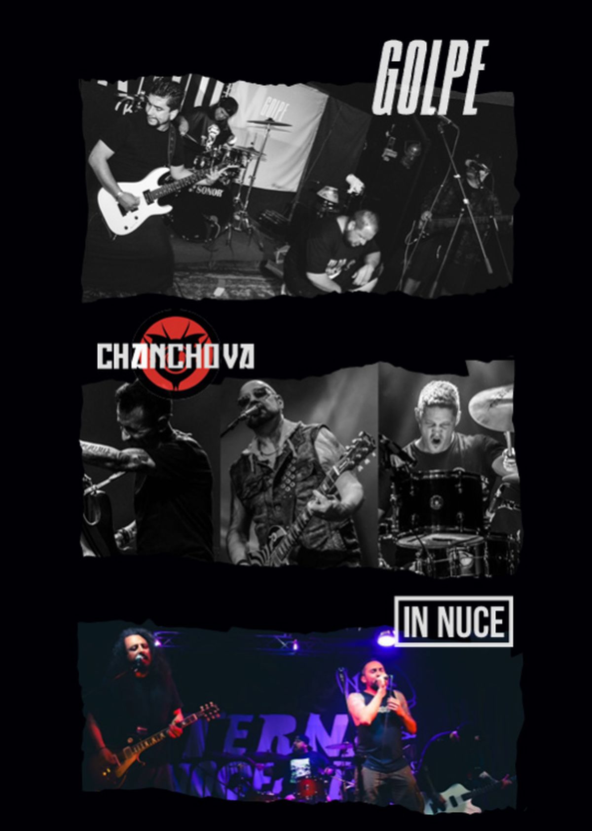 Las bandas mendocinas que abrirán el show de Cabezones. Las bandas mendocinas que abrirán el show de Cabezones.