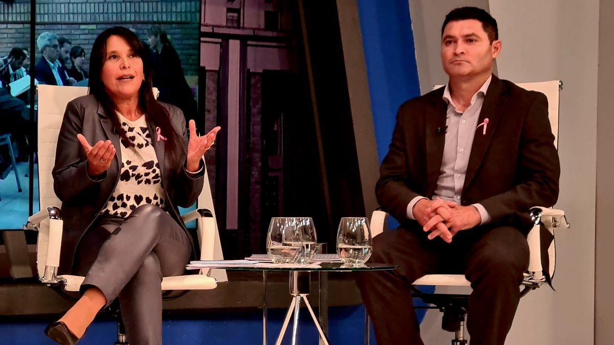 Jorge López (UCR) y Mercedes Derrache (PJ) debatieron en Séptimo Día sobre el plan de gastos del Gobierno para 2023.