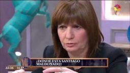 La pregunta de Mirtha Legrand sobre Santiago Maldonado que incomodó a Patricia Bullrich