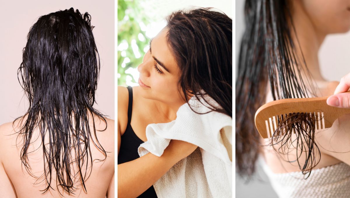 Cabello: Cómo el tiempo de secado revela la porosidad