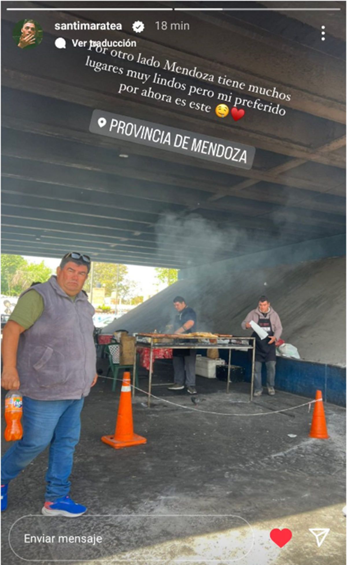 Santi Maratea eligió los choris del Tomba.