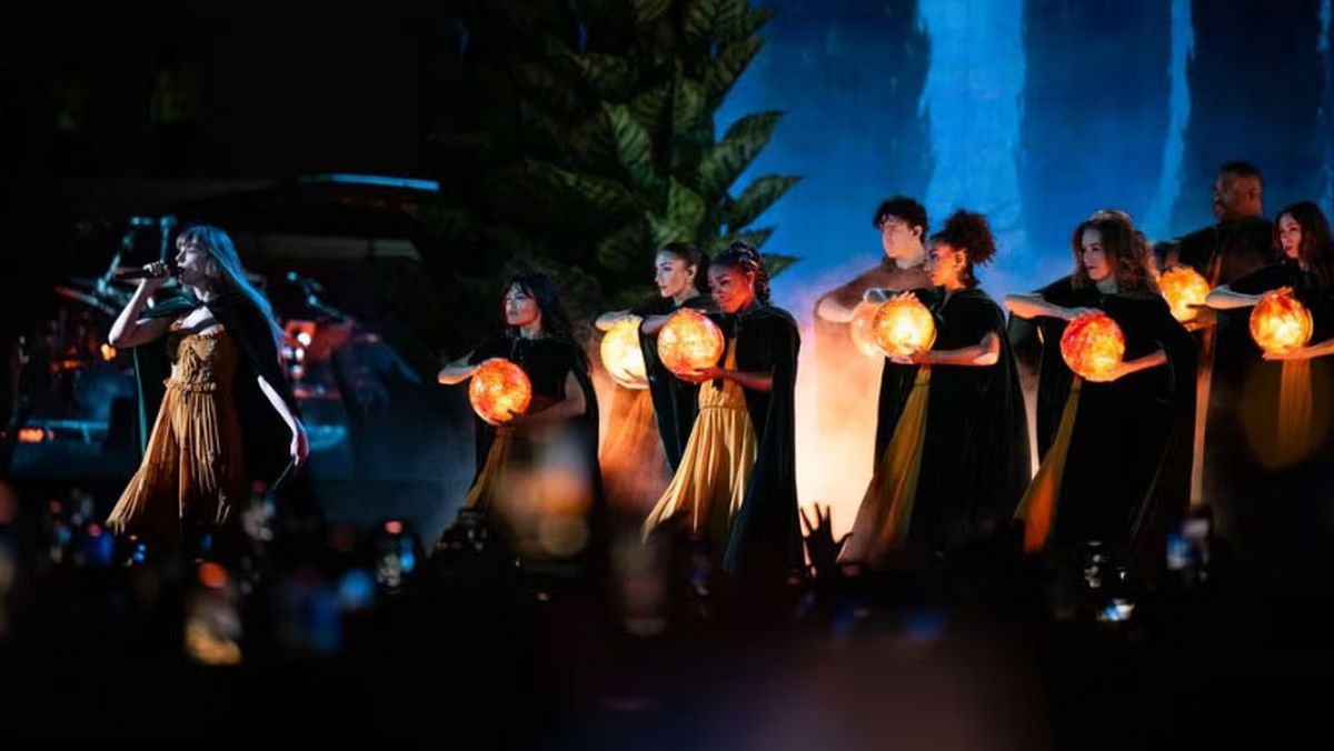 Otro de los pasajes del Show de Taylor Swift en River. Otro de los pasajes del Show de Taylor Swift en River.