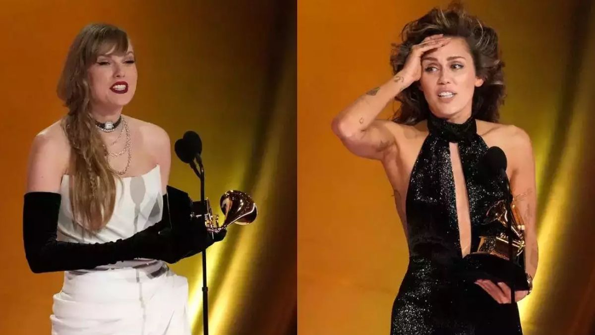 Taylor Swift y Miley Cyrus.