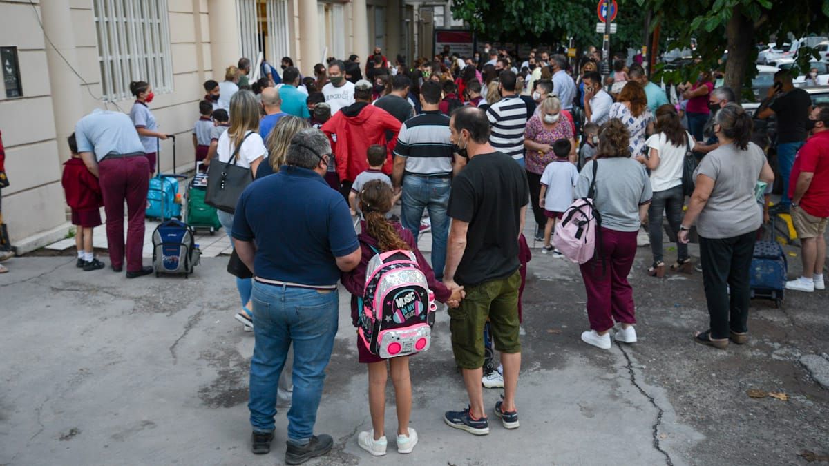 En la vuelta a clases hubo algunas fallas en el cumplimiento de los protocolos
