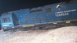 Un tren de cargas descarriló en Las Heras y creen que fue intencional.&nbsp;