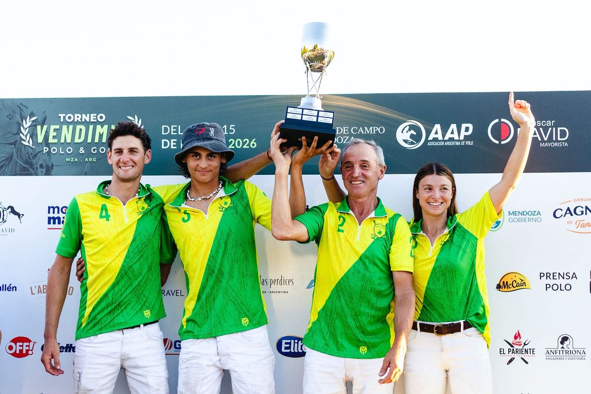 Los Sauces es una vez más campeón del Torneo Vendimia de polo en el Club de Campo Mendoza