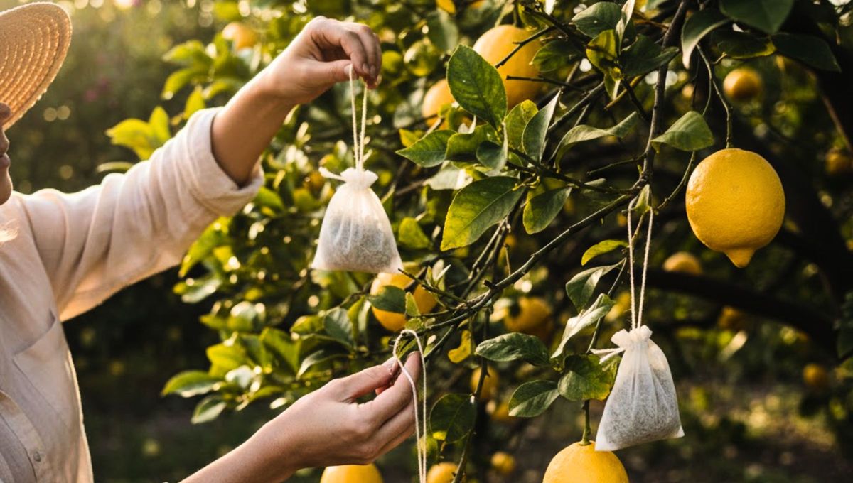 Árbol limonero: por qué recomiendan colgar sacos de té en sus ramas y para qué sirve