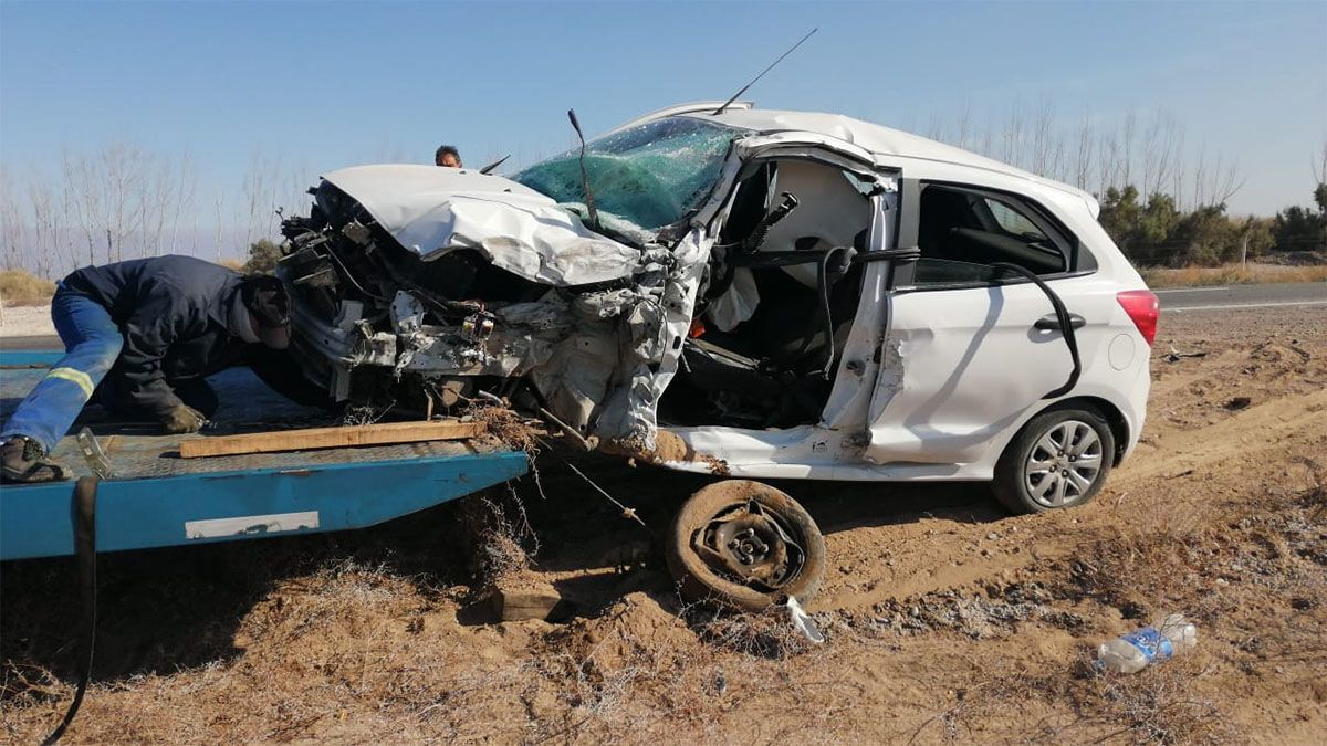 La víctima circulaba por Ruta 40 hacia Lavalle