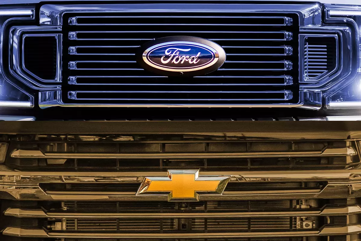 Ford y Chevrolet compiten hace décadas.