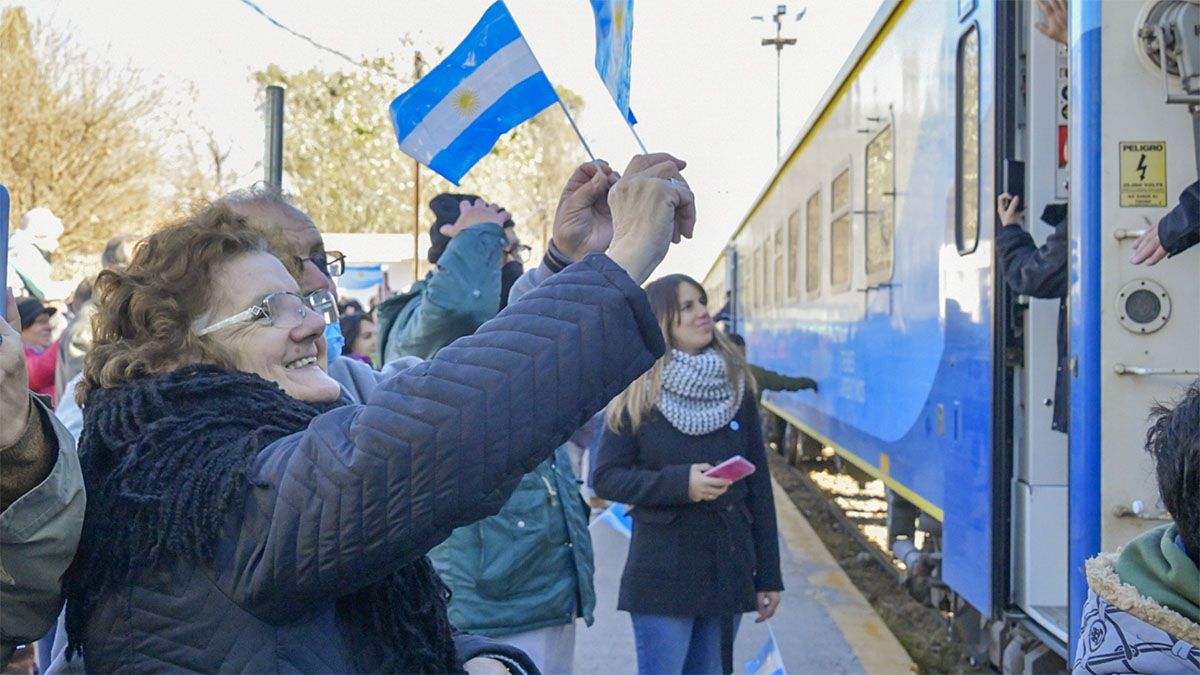 El tren de pasajeros pisó suelo puntano este martes luego de 30 años.&nbsp;