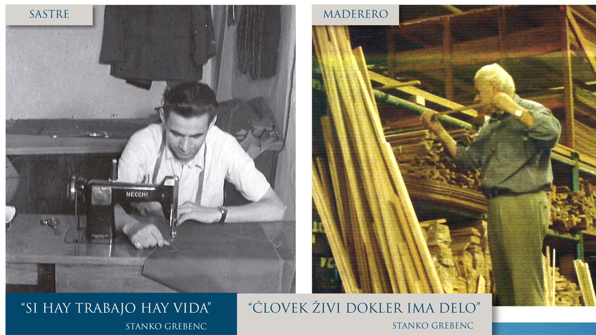 Los dos trabajos que ejerció Stanko en su larga vida: sastre, oficio que aprendió en el peregrinaje fuera de Eslovenia, y el de maderero en la empresa de su suegro, conocido tonelero de Mendoza. El esloveno tiene muchas dotes de historiador, gracias a su prodigiosa memoria, excelente redacción, y nutrida documentación sobre su patria natal.