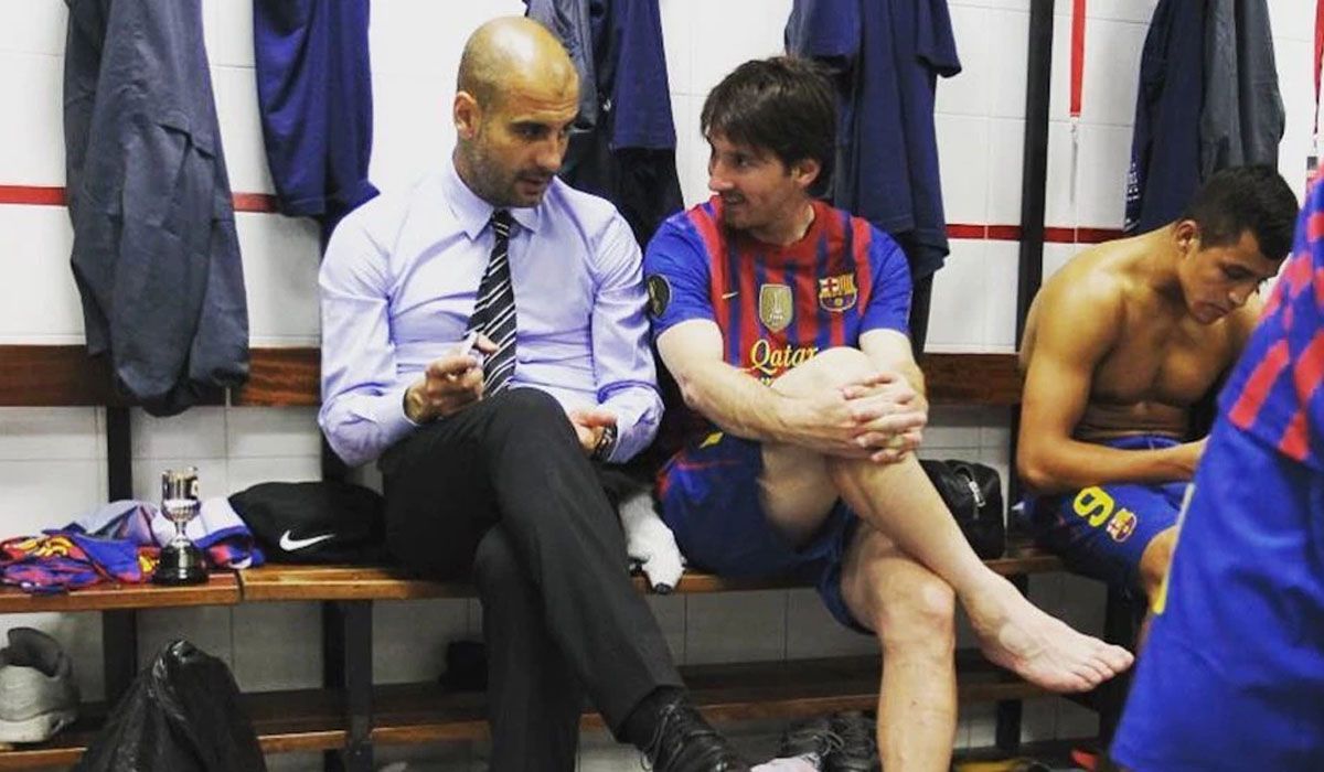 El mensaje de texto de Messi que aún guarda Guardiola