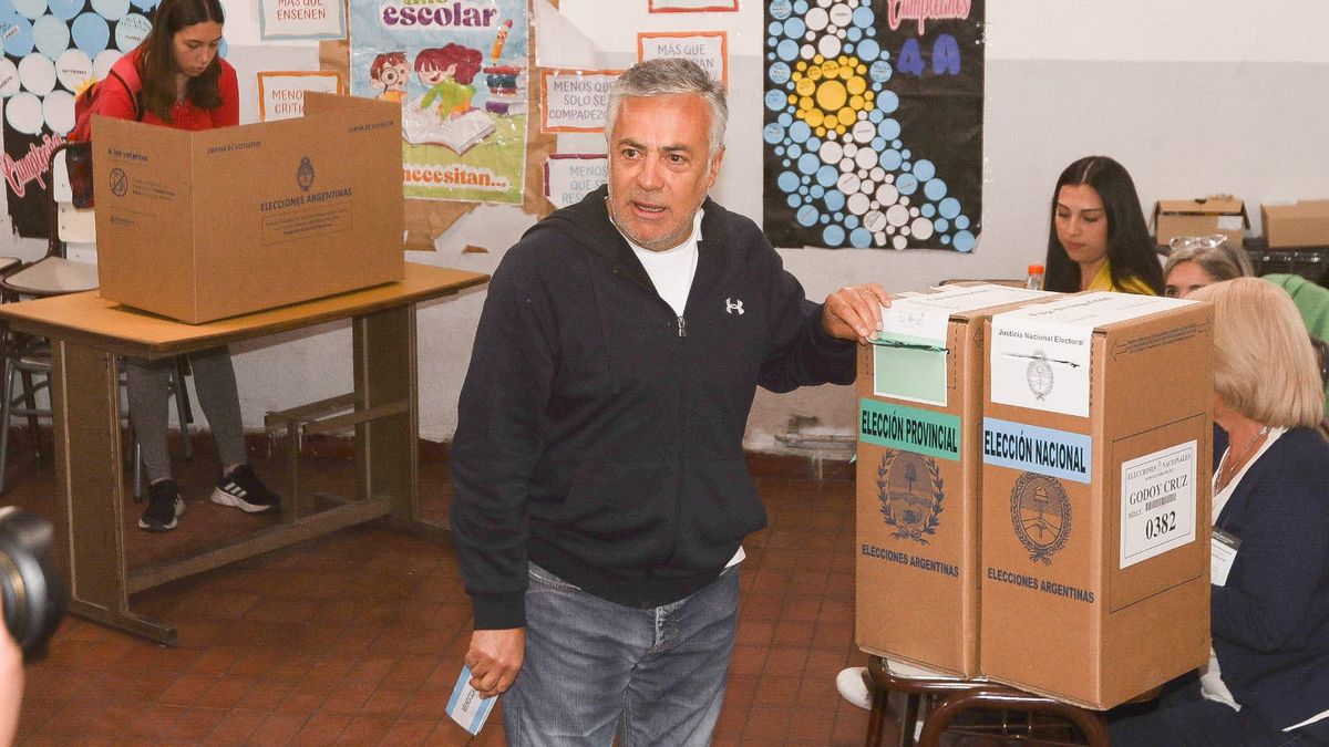 Cornejo volvió a triunfar en una elección local, como desde 2013.   Cornejo volvió a triunfar en una elección local, como desde 2013.