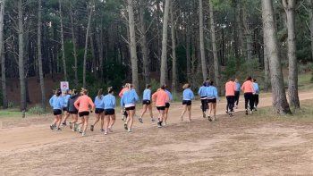 Las Leonas comenzaron con los trabajos en Pinamar