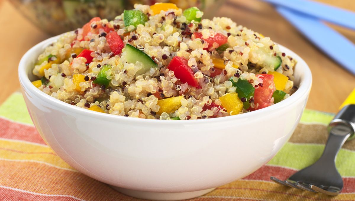 Ensalada de quinoa. Ensalada de quinoa. 