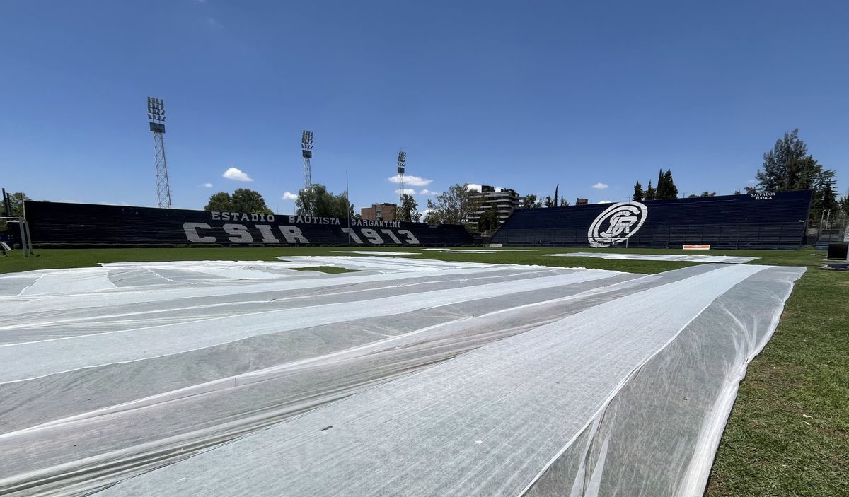 El estadio Bautista Gargantini lucirá en forma espléndida para el debut con el Rojo de Avellaneda.