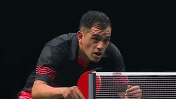 Gastón Alto ganó un puntazo en el Mundial de tenis de mesa, en Sudáfrica