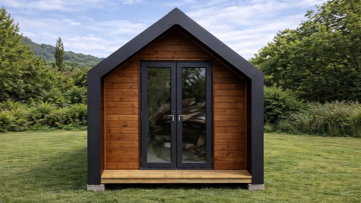 Así es la mini casa que se vende por Mercado Libre. Así es la mini casa que se vende por Mercado Libre.