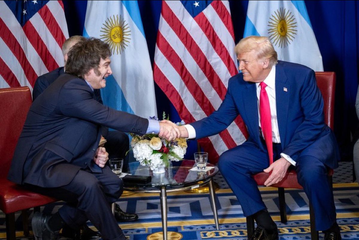 Javier Milei y Donald Trump este sábado