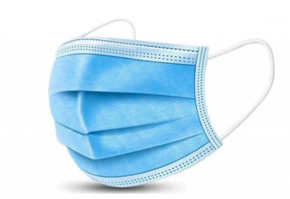 ANMAT prohibió el uso y distribución de unos barbijos tricapa porque se comprobó que fueron falsificados.