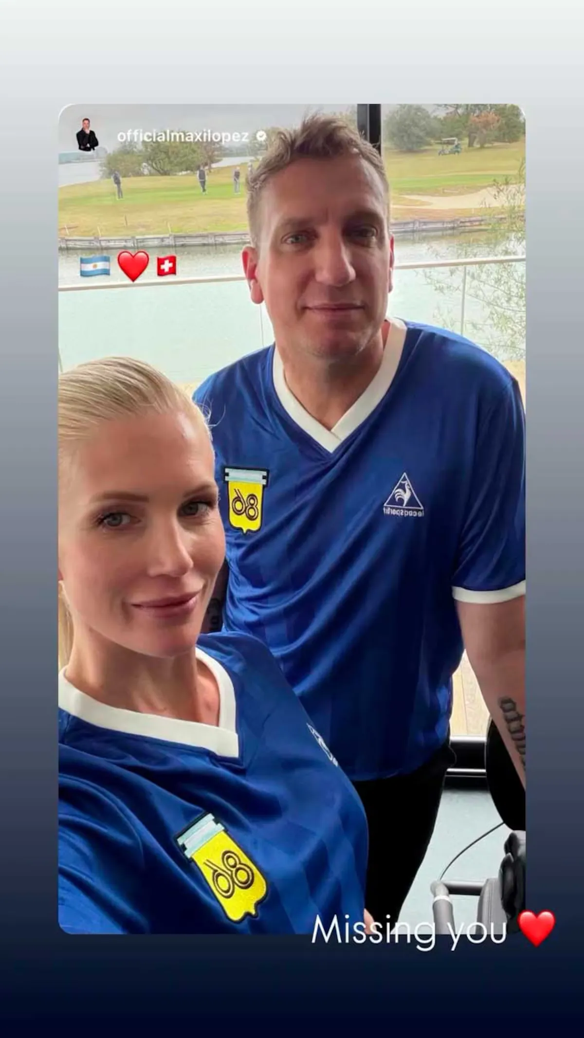 La reacción de Maxi López al viaje de Daniela Christiansson. La reacción de Maxi López al viaje de Daniela Christiansson.