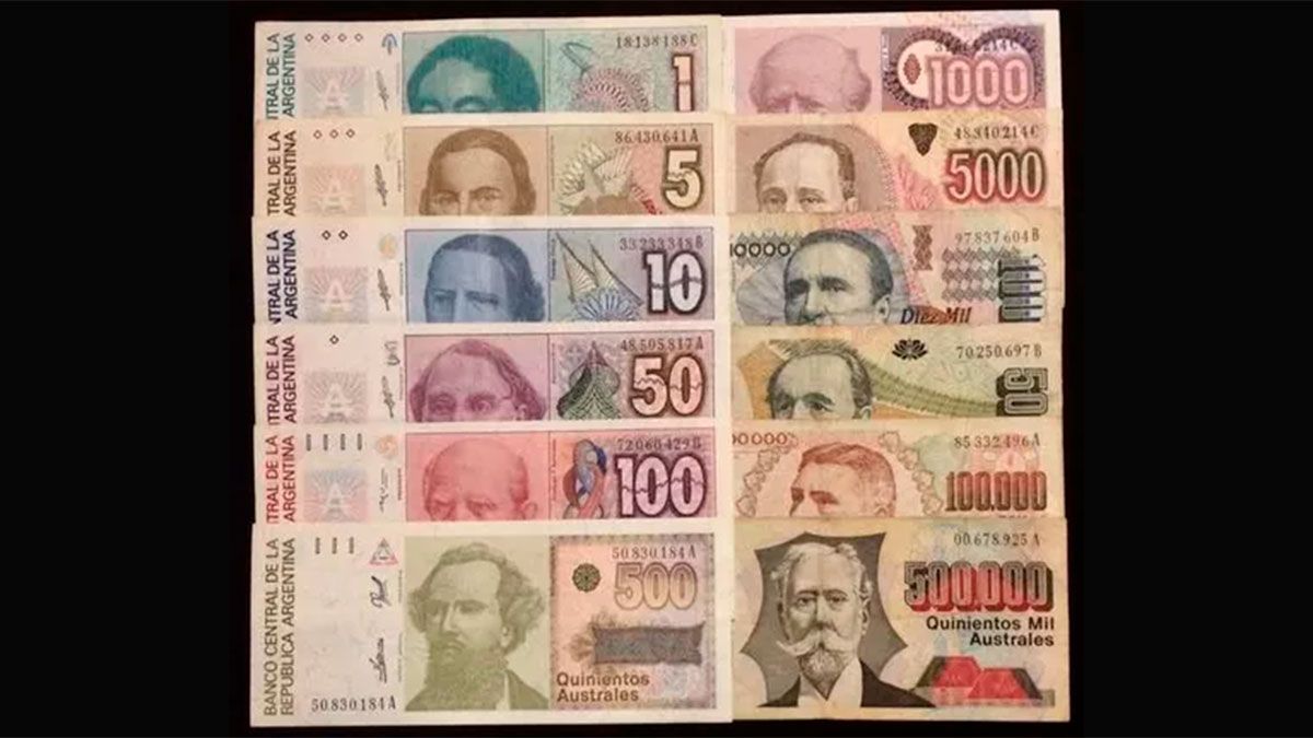 El austral fue la moneda de curso legal de la República Argentina desde el 15 de junio de 1985 hasta el 31 de diciembre de 1991. El austral fue la moneda de curso legal de la República Argentina desde el 15 de junio de 1985 hasta el 31 de diciembre de 1991.