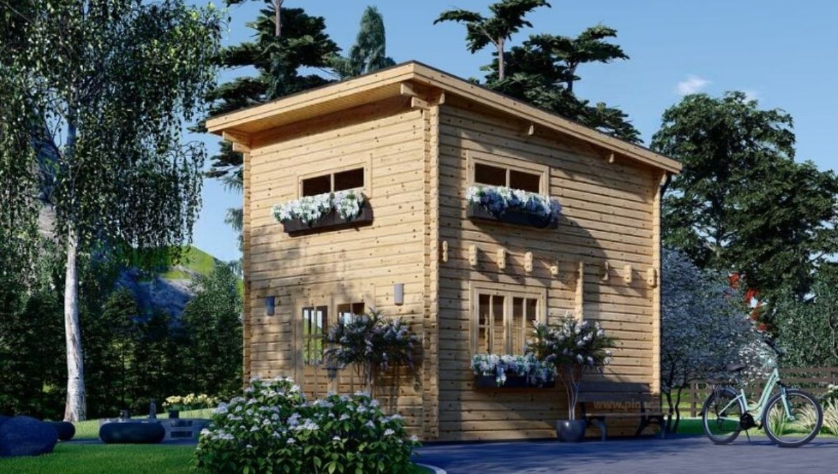 Dos pisos y 44 metros cuadrados: cómo es la casa prefabricada que se vende por menos de 10.000 euros