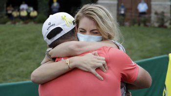 La emoción del golfista Jon Rahm, el nuevo número 1 del mundo