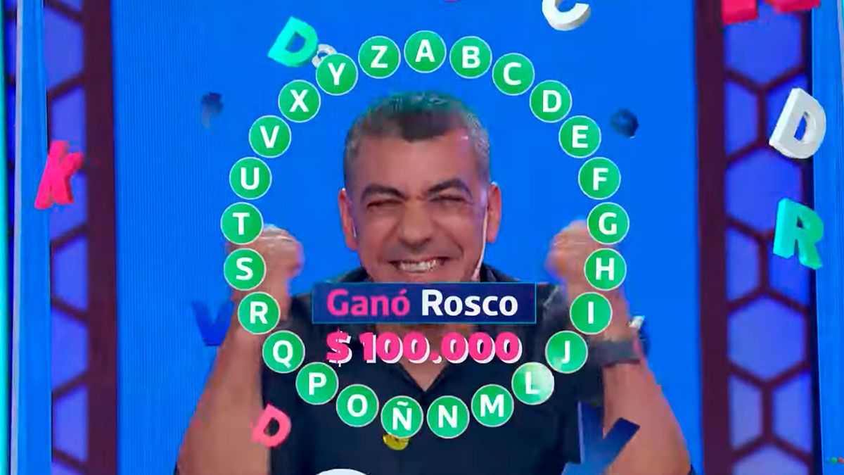 Walter Queijeiro completó el Rosco y ganó el premio de Pasapalabra Famoso.