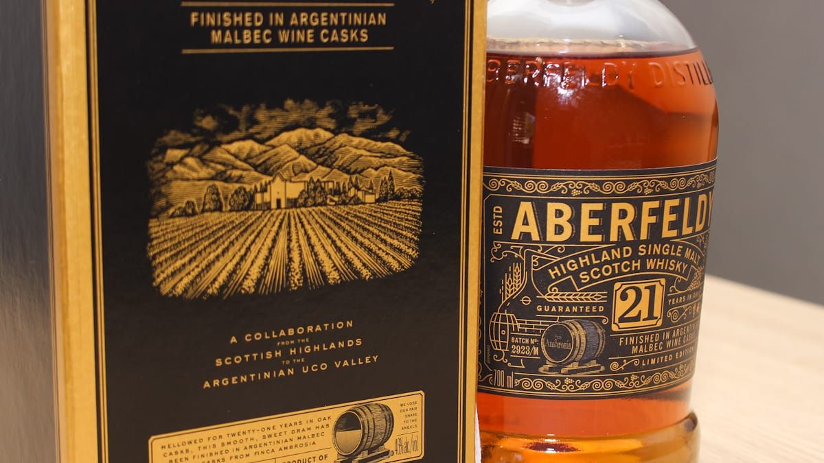 Alberfeldy el whisky que tiene un acabo con Malbec mendocino. Alberfeldy el whisky que tiene un acabo con Malbec mendocino.