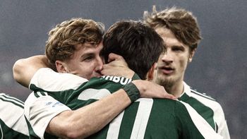 Santino Andino, titular y figura en el gran triunfo del Panathinaikos