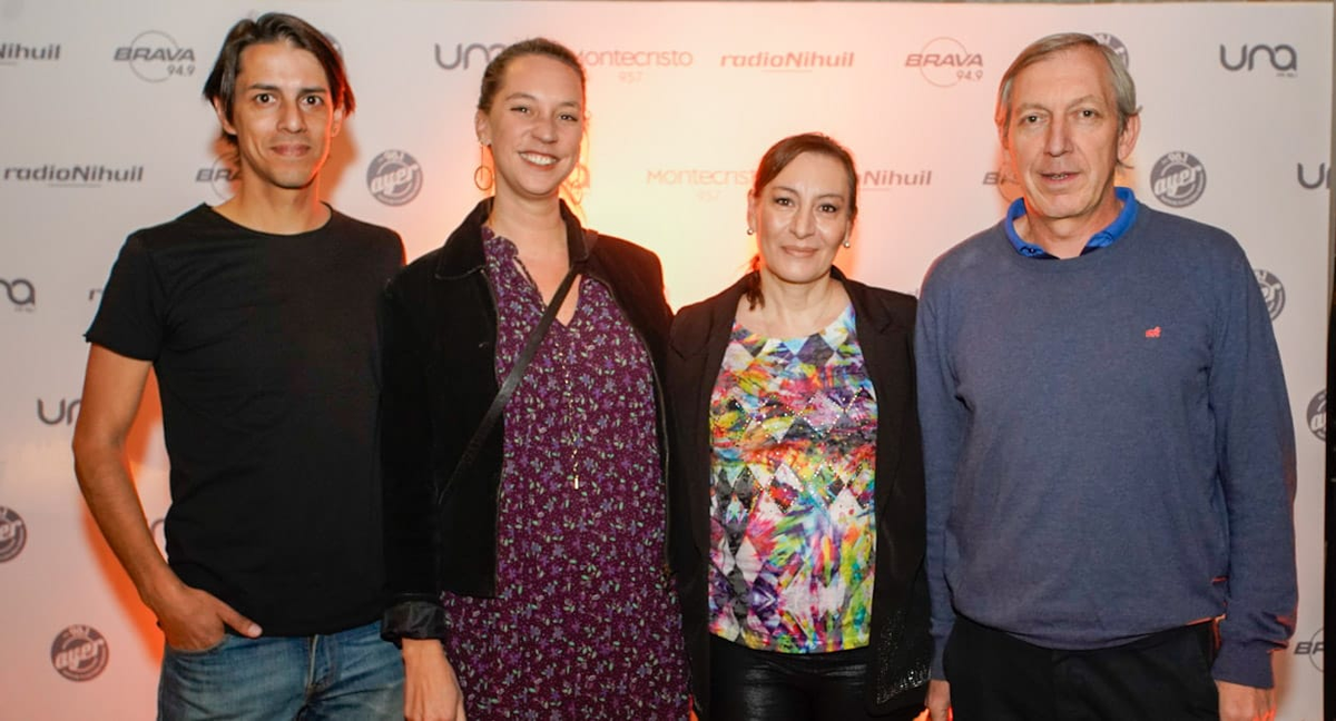 Sebasti&aacute;n Palma (Gerente de Marketing), Daniela Cl&eacute;rici (Directora de Operaciones), Carina Scandura (Gerenta de Noticias, Direcci&oacute;n y Programaci&oacute;n) y Carlos Cortez (Gerente de Canal 7).