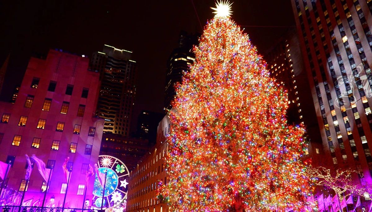 El árbol de Navidad de Rockefeller Center se enciende este 4 de diciembre.