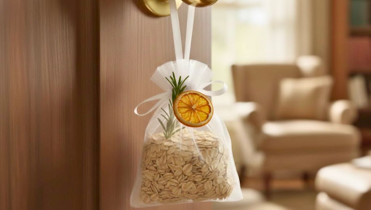 Colgar bolsas de avena en la puerta de casa: por qué recomiendan hacerlo y para qué sirve
