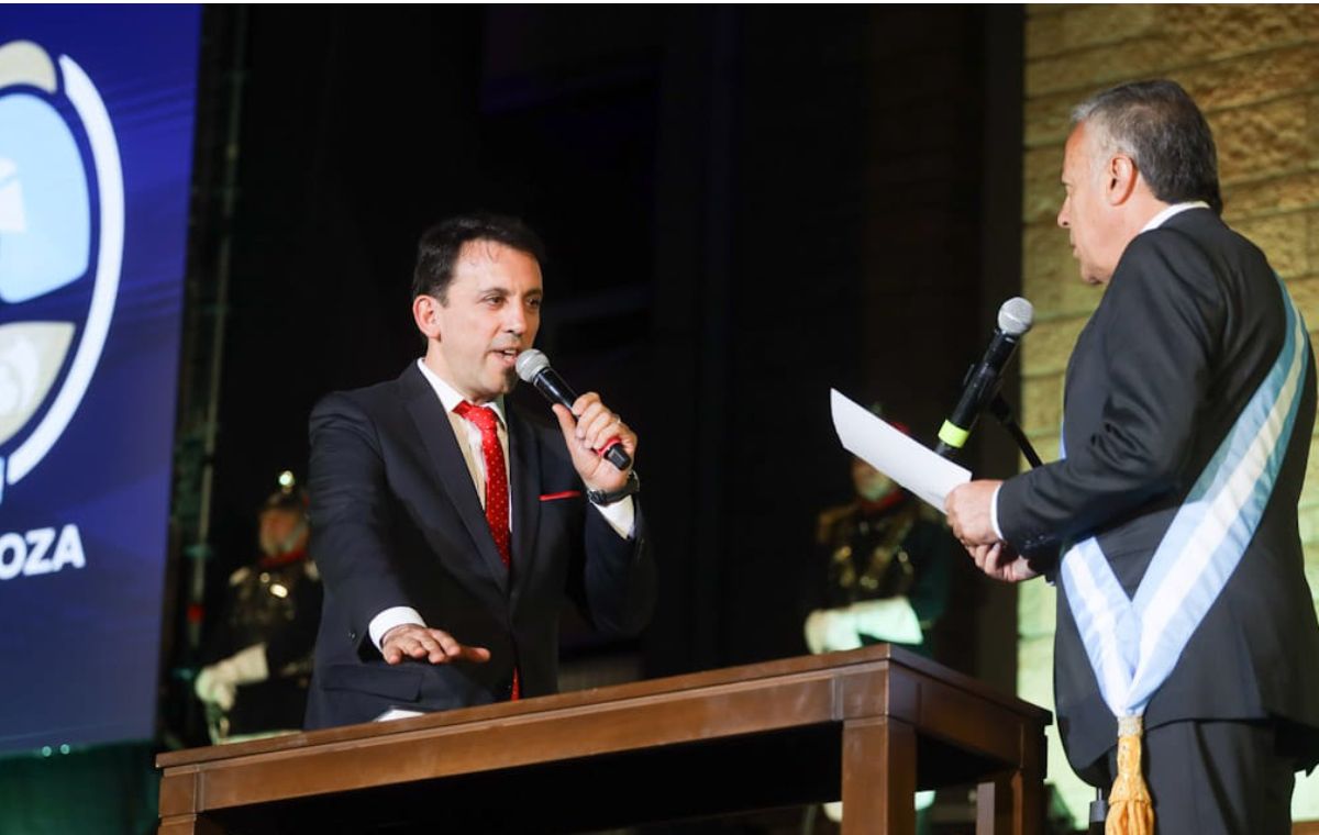 García Zalazar, al momento de asumir.&nbsp;