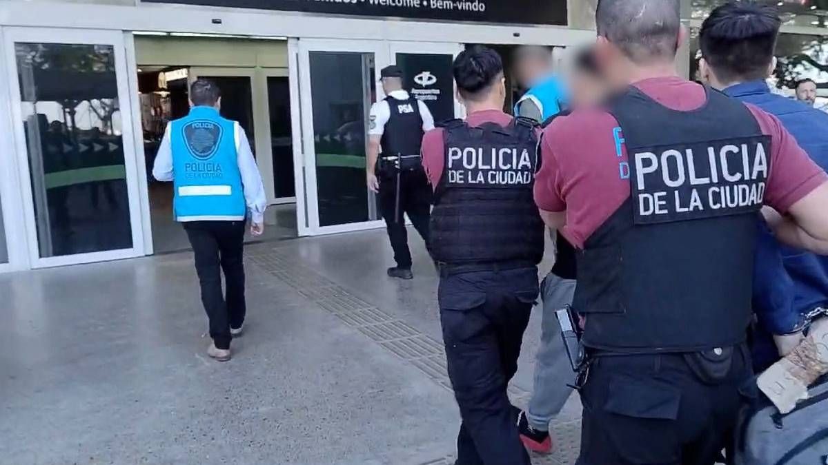 Los cinco chilenos detenidos por cometer entraderas en CABA fueron expulsados del país. Foto: Gobierno de la Ciudad de Buenos Aires